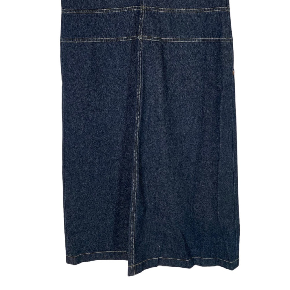 Vintage Paul Frank Denim Midi Dress Size 8 - Picture 7 of 8